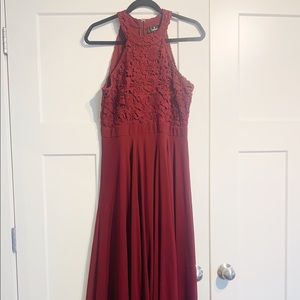 Lulus maroon dress